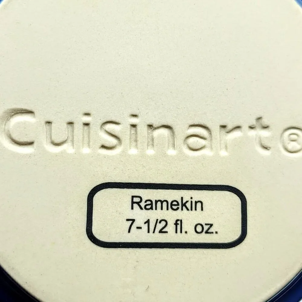 Cuisinart Blue 7.5 Oz. Ceramic Stoneware Ramekins (4)